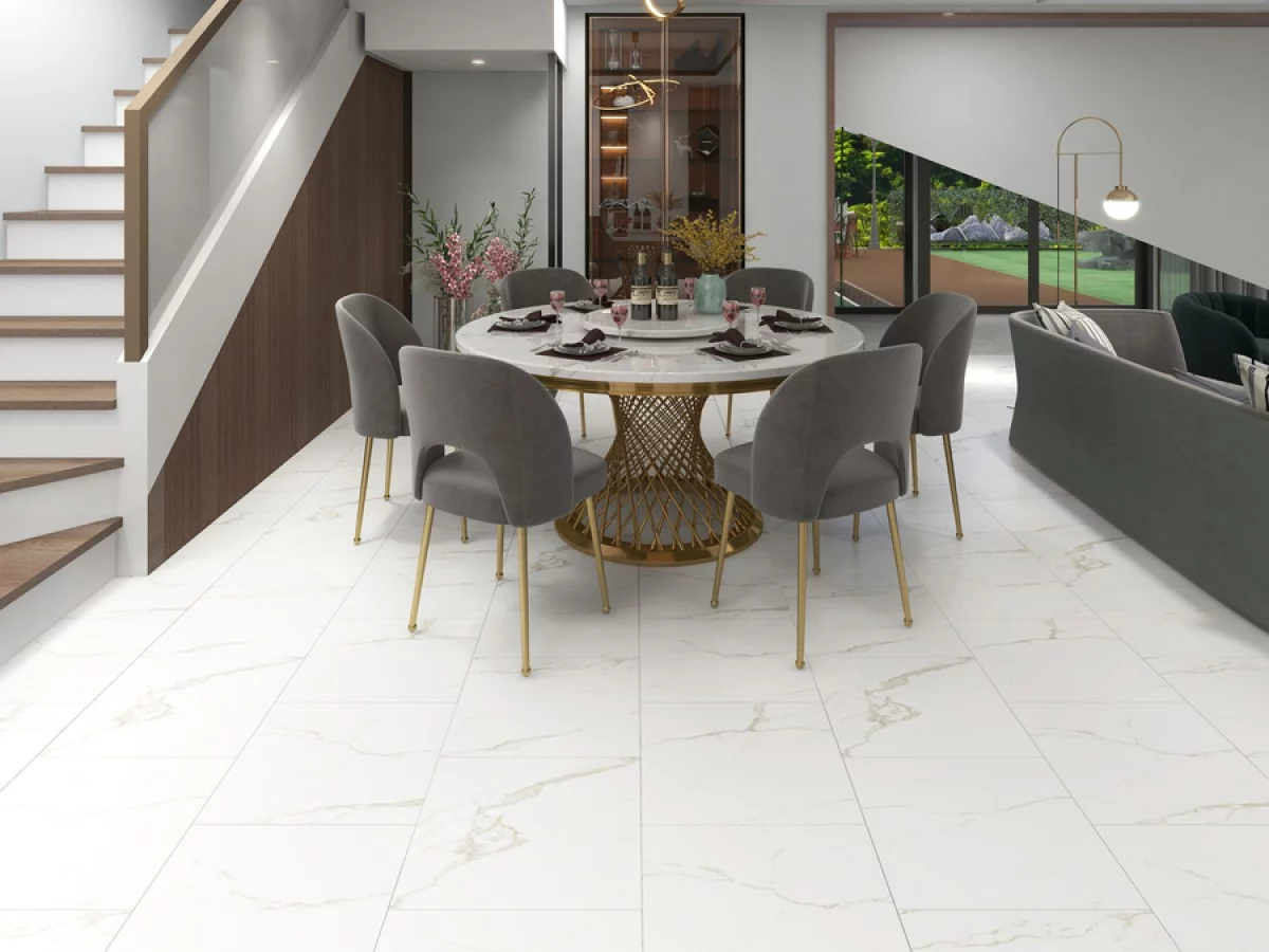 [CALITEX-ST-805] Calitex Carrara Marmor Tegel Click