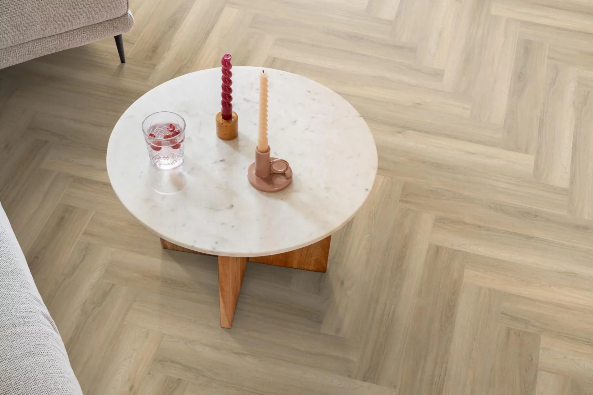 Spigato Avanto visgraat dryback beige