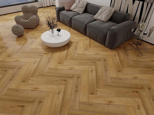 [CALITEX-GR-502-HB] Calitex Natural Oak Visgraat Click
