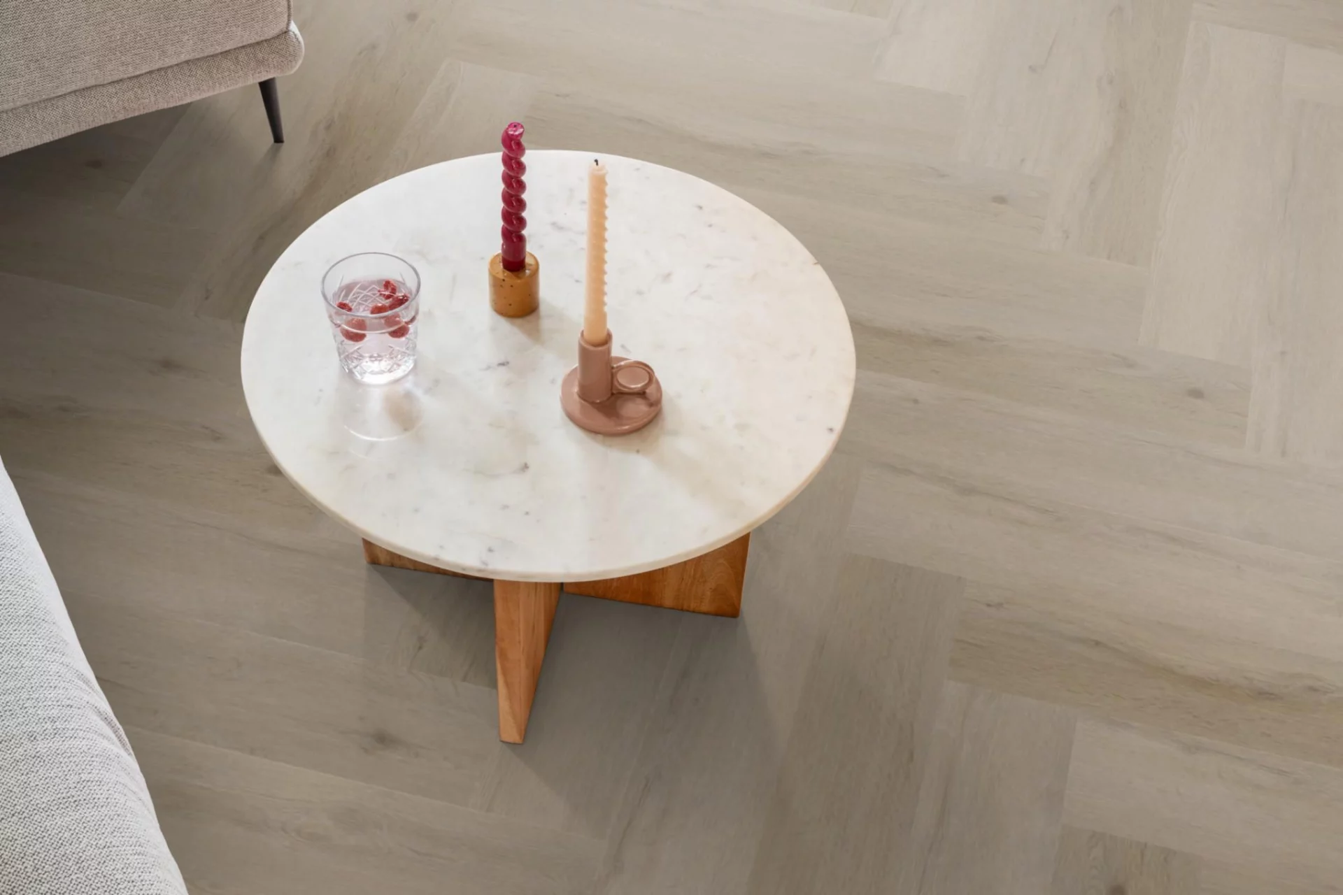 [6411182019] Spigato Vivero visgraat dryback light oak