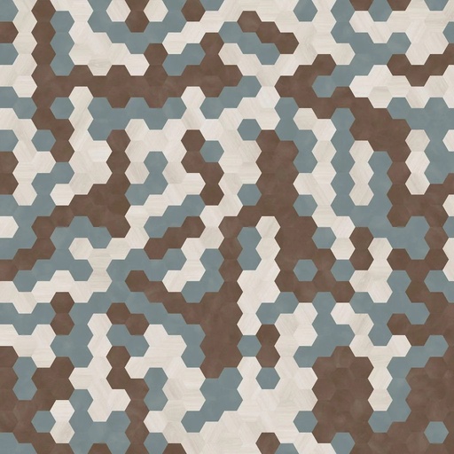[MODULEO-MODMODPHEXA625HEX] Moduleo Moods Hexagon Trio 625 Specials Dryback