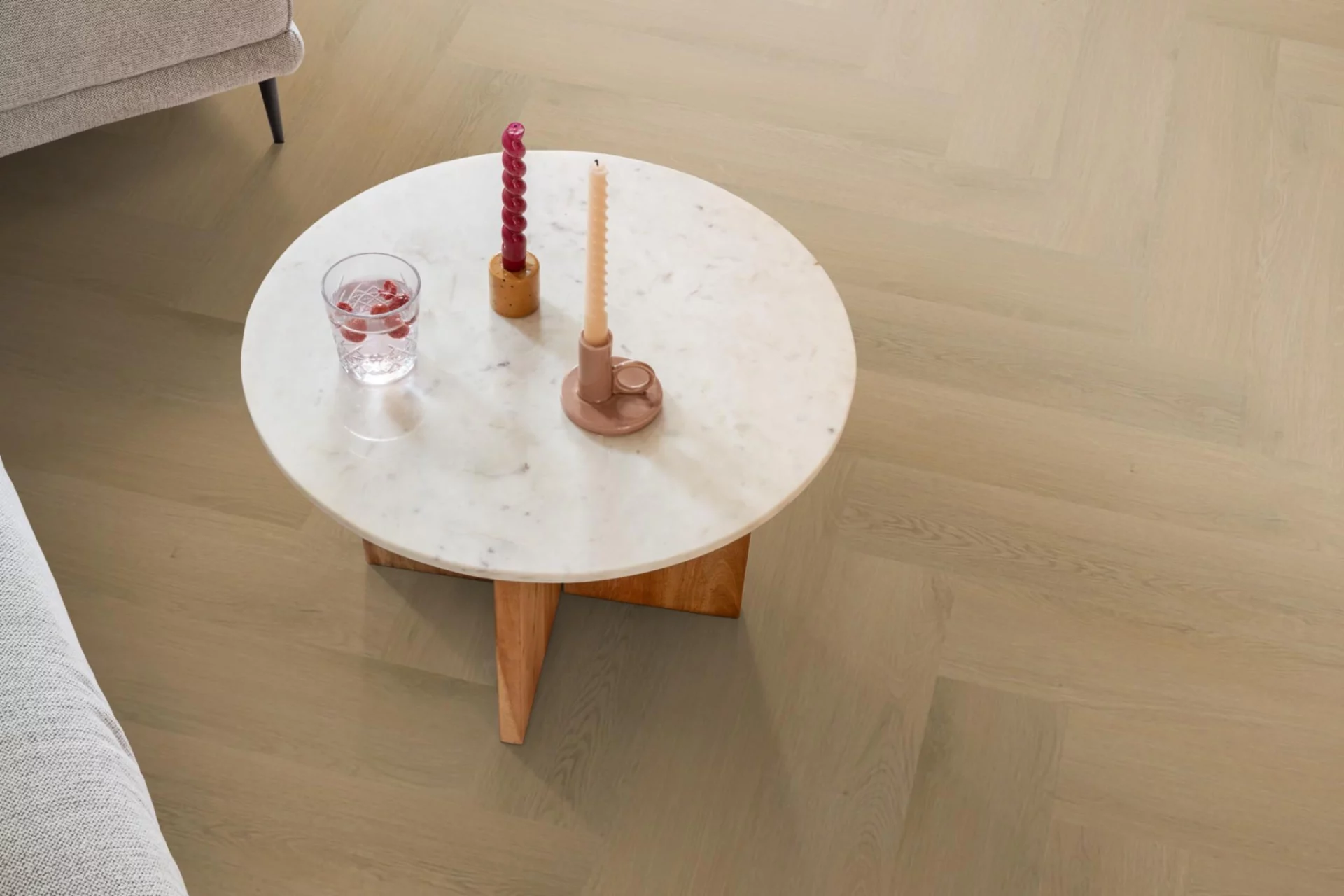Spigato Navaro visgraat dryback light oak